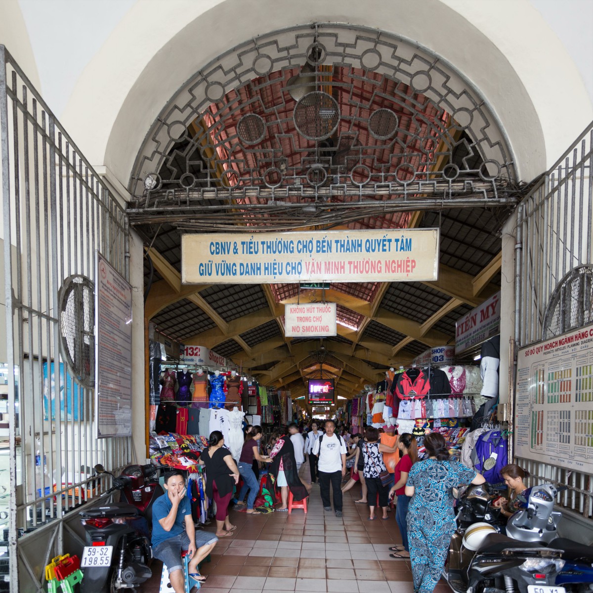 map of ben thanh market map