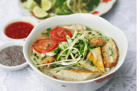 bun-cha-ca dishes from da nang