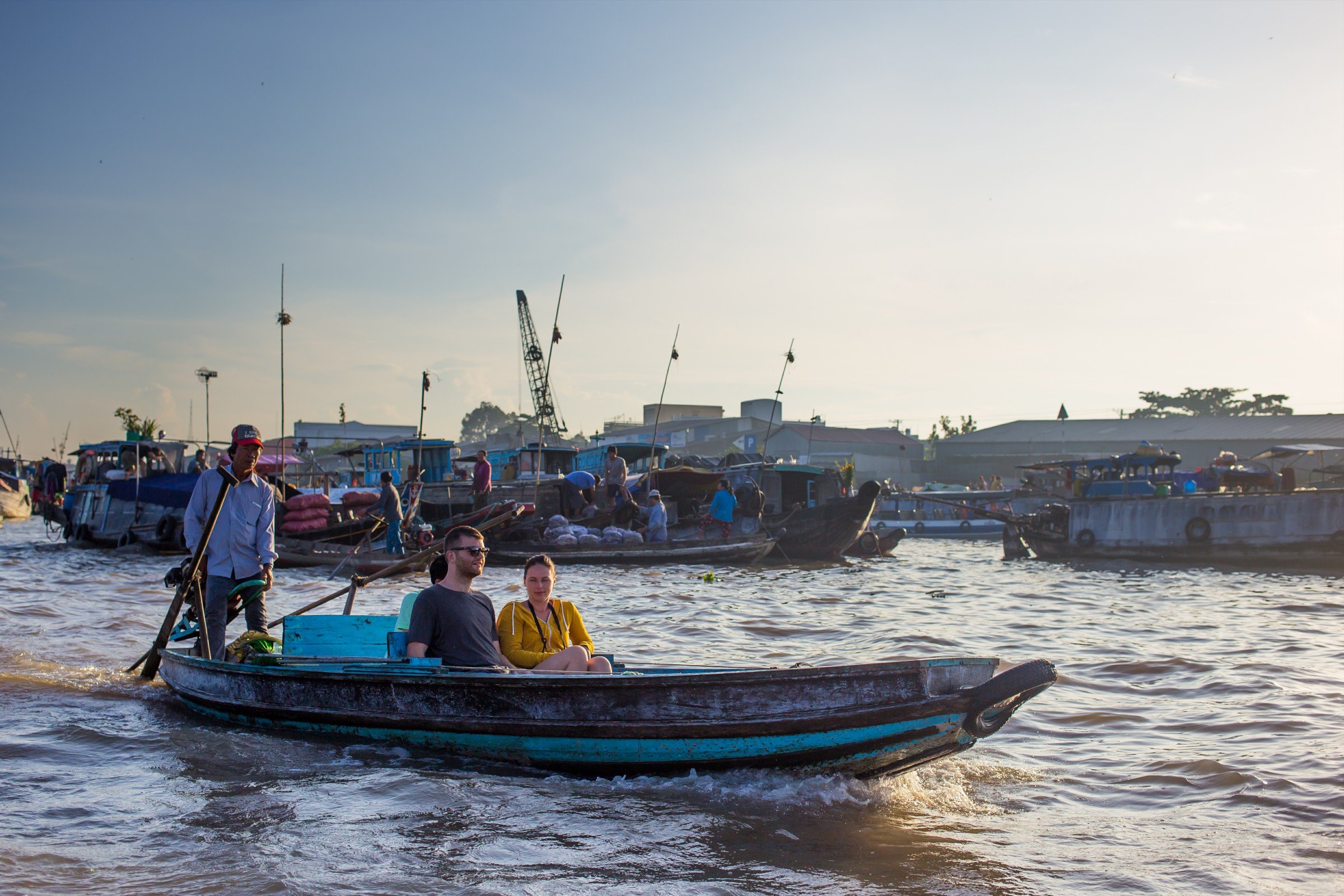 cai rang floating market Mekong delta