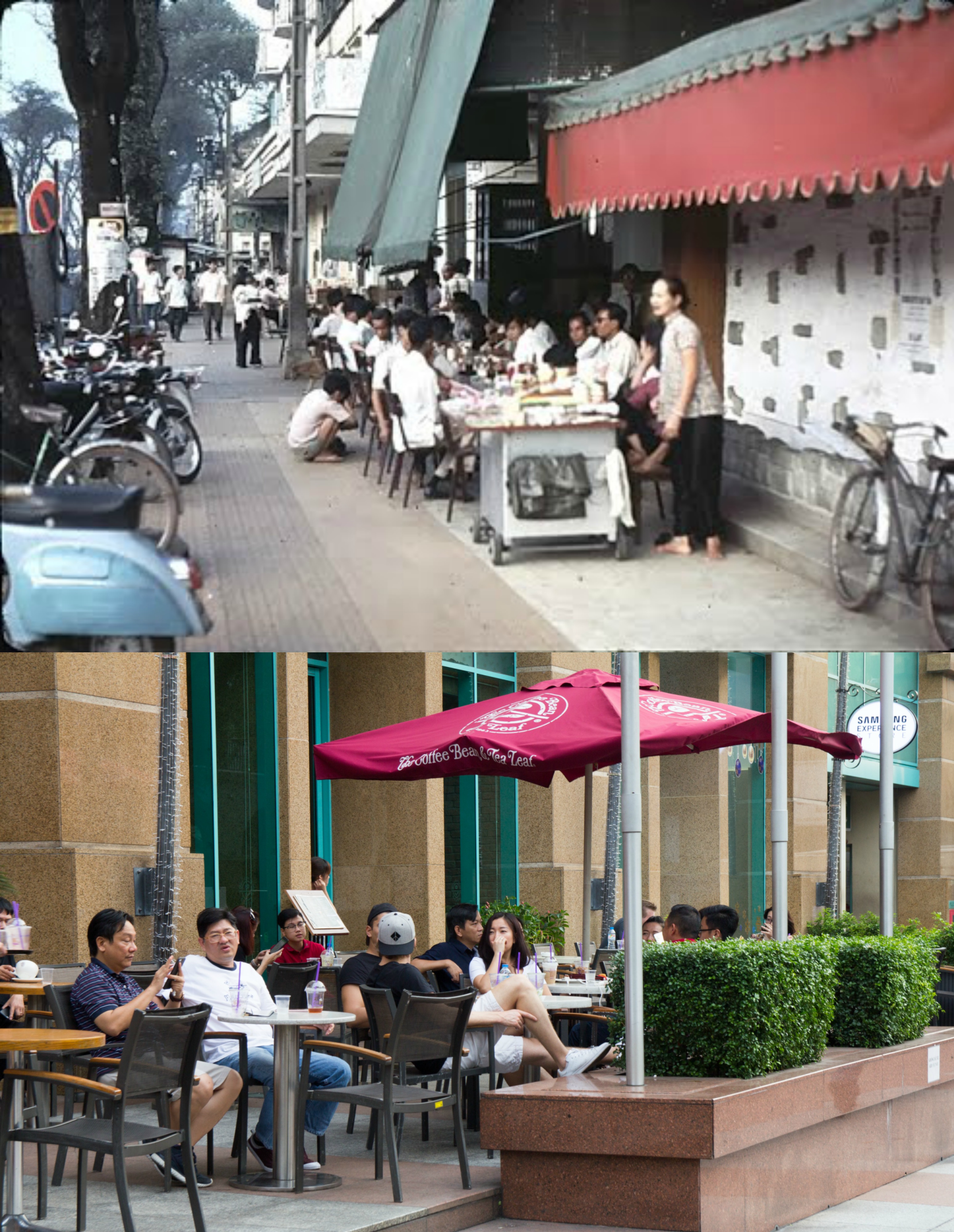 Saigon now and then