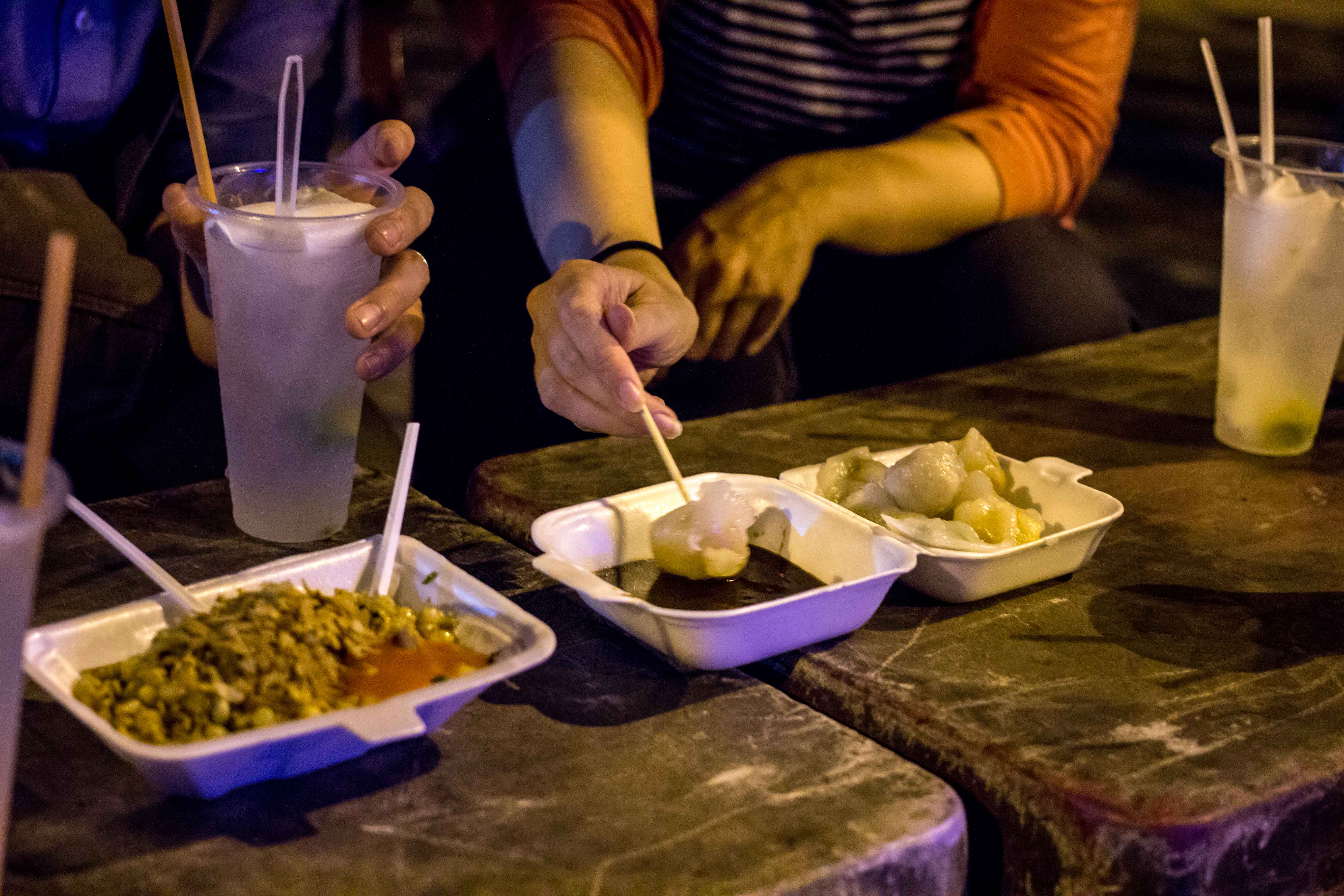 Saigon street feast and sight seeing