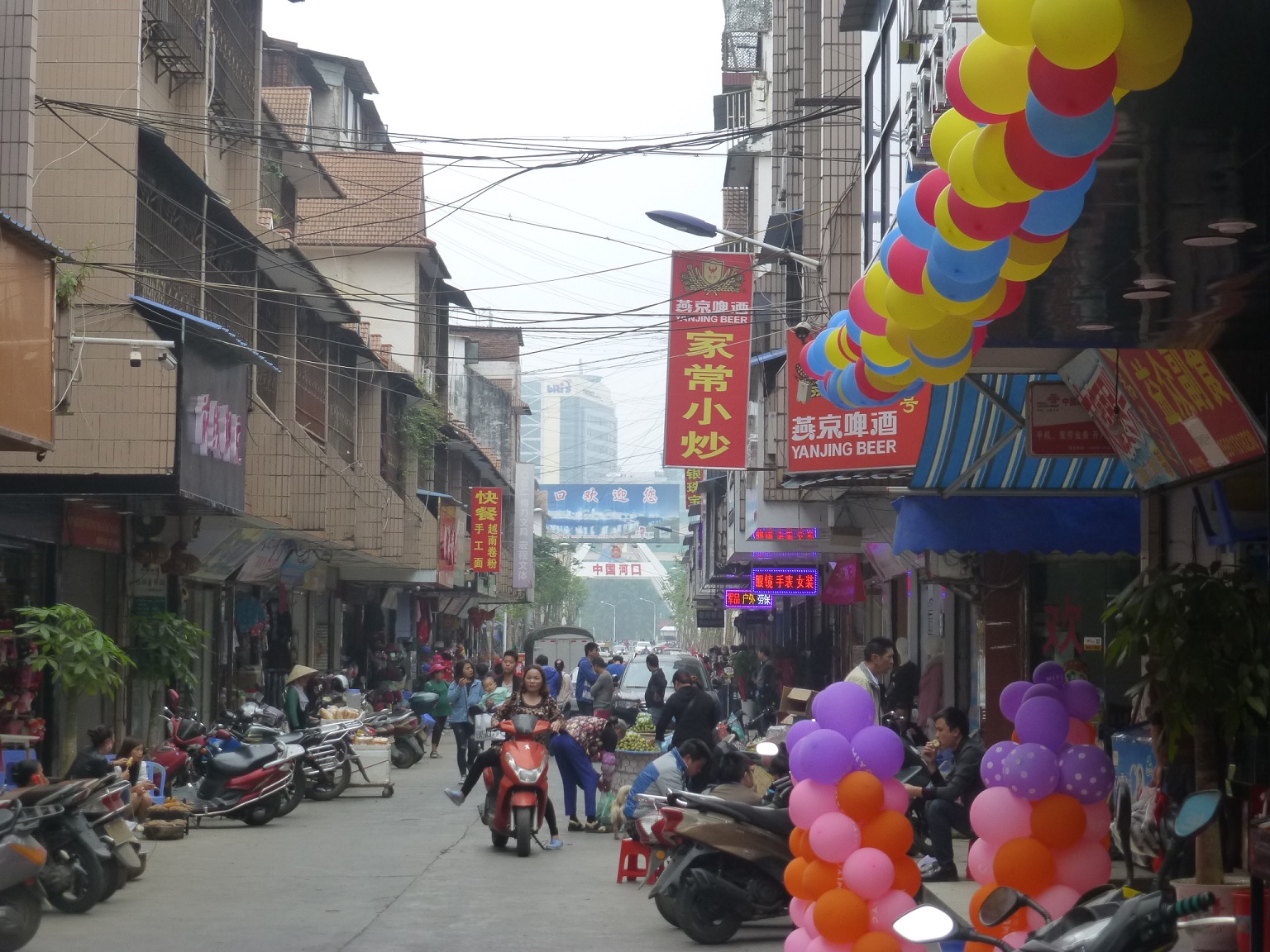 hekou town market