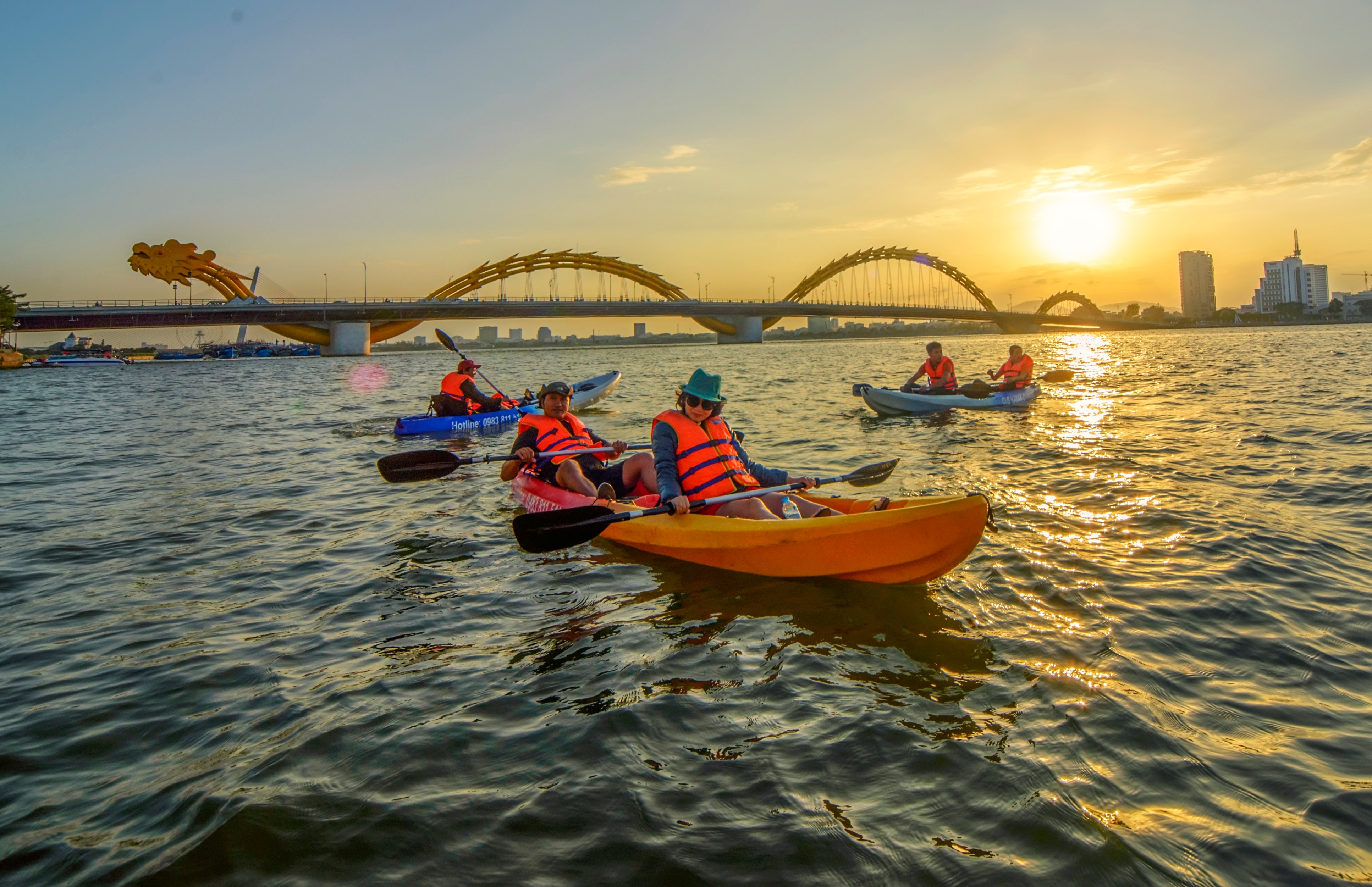 surf school da nang kayaking