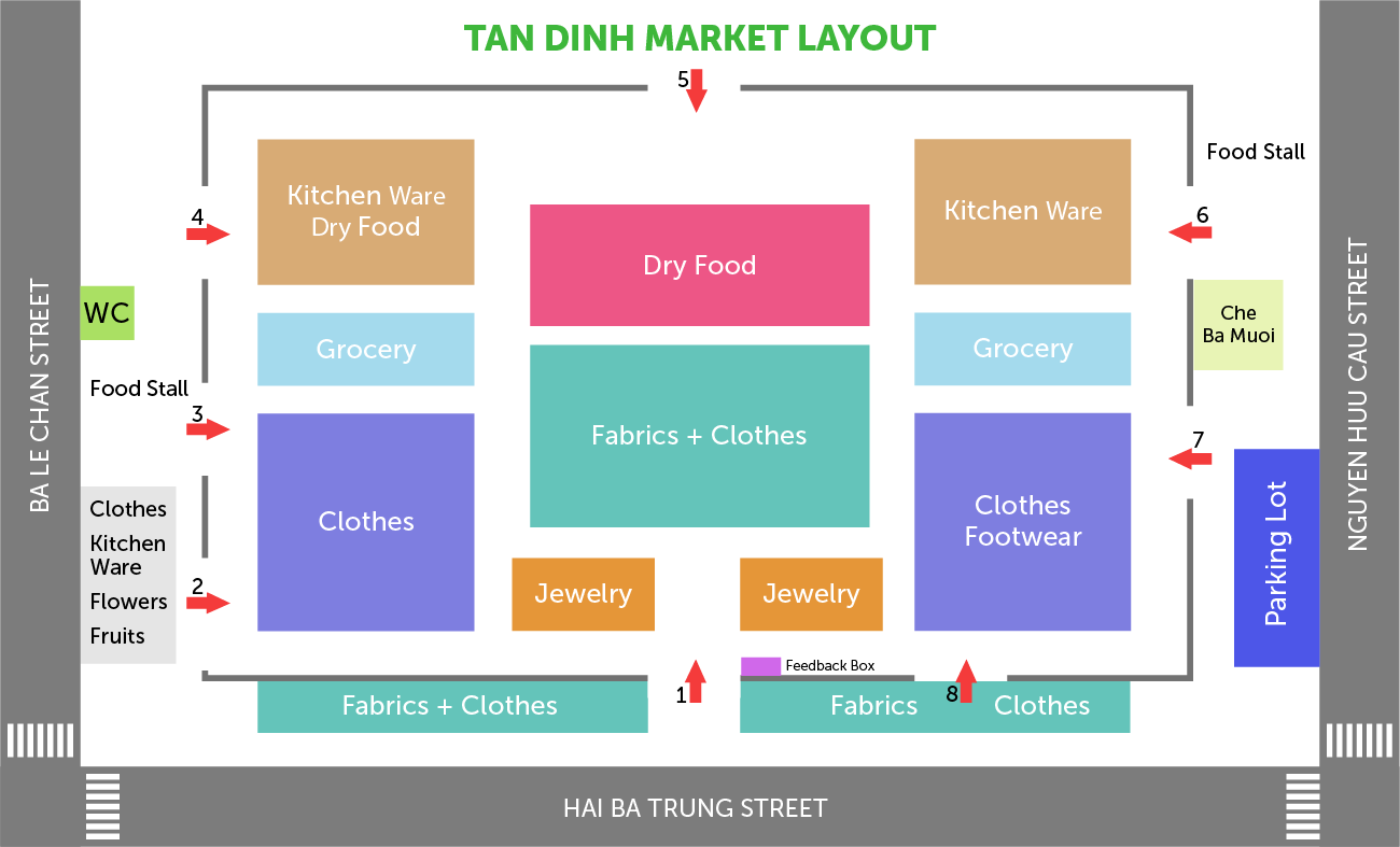 tan dinh market map