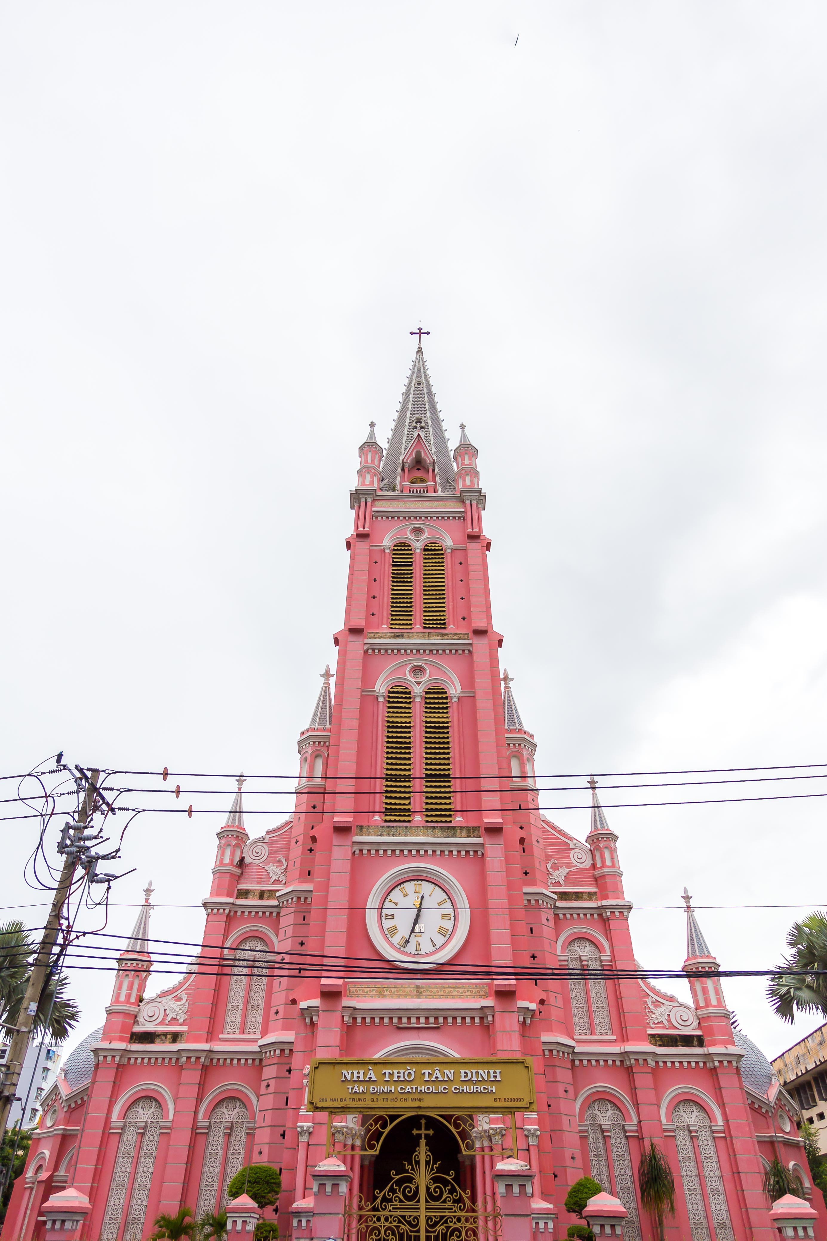 The pink church ho chi minh city Vietnam