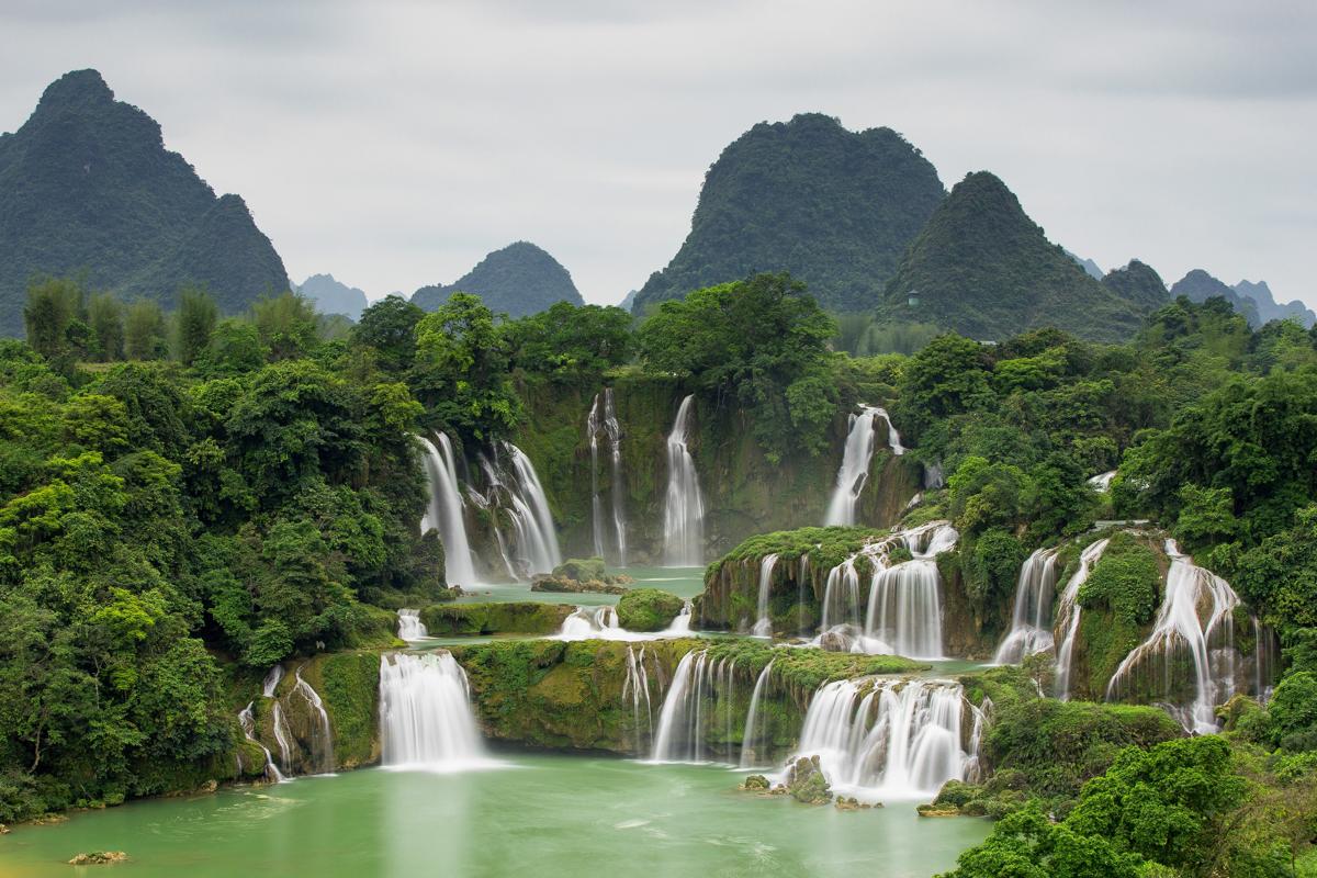 ban gioc–detian falls location