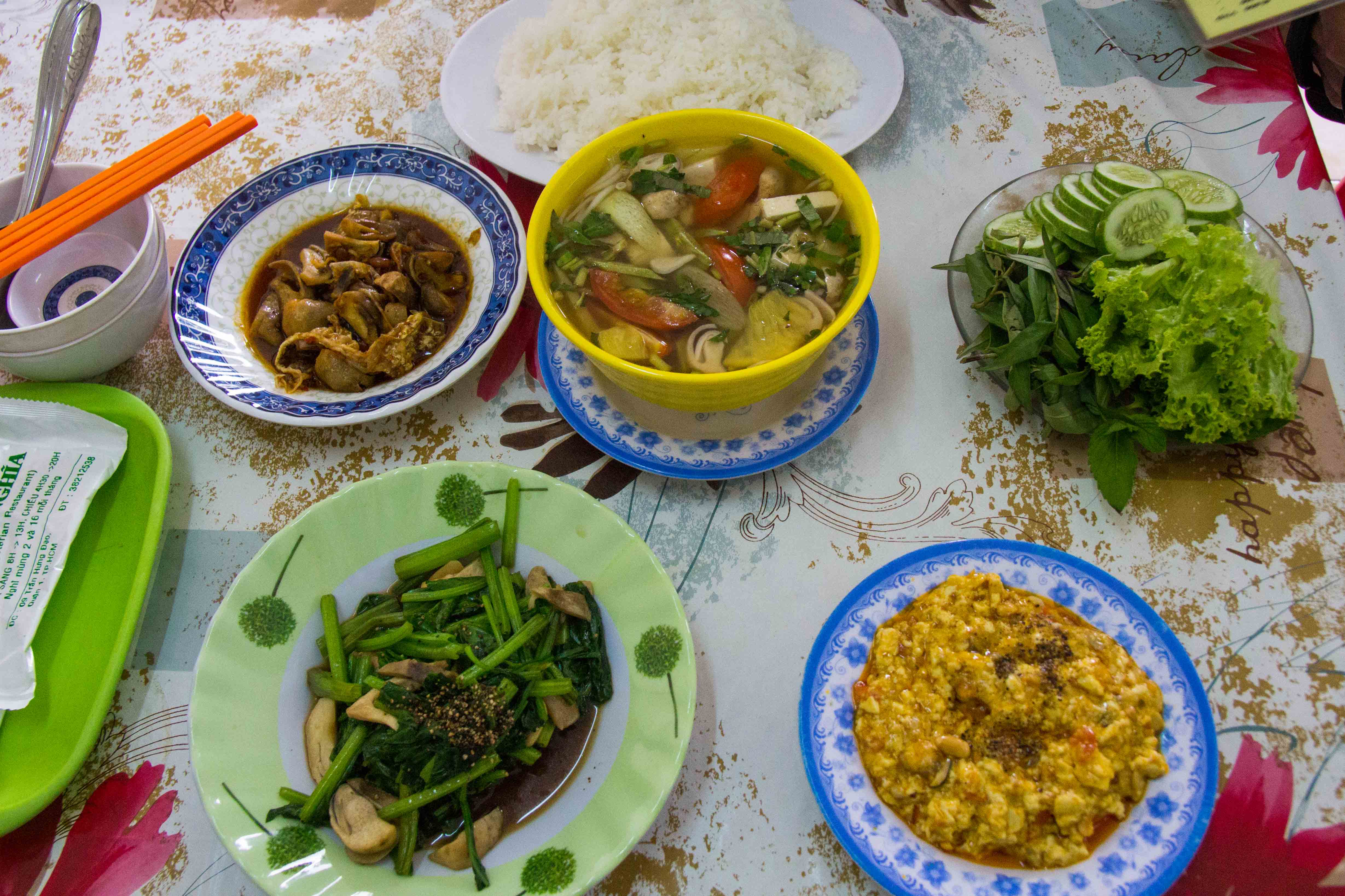 Vegetarian Food in Saigon