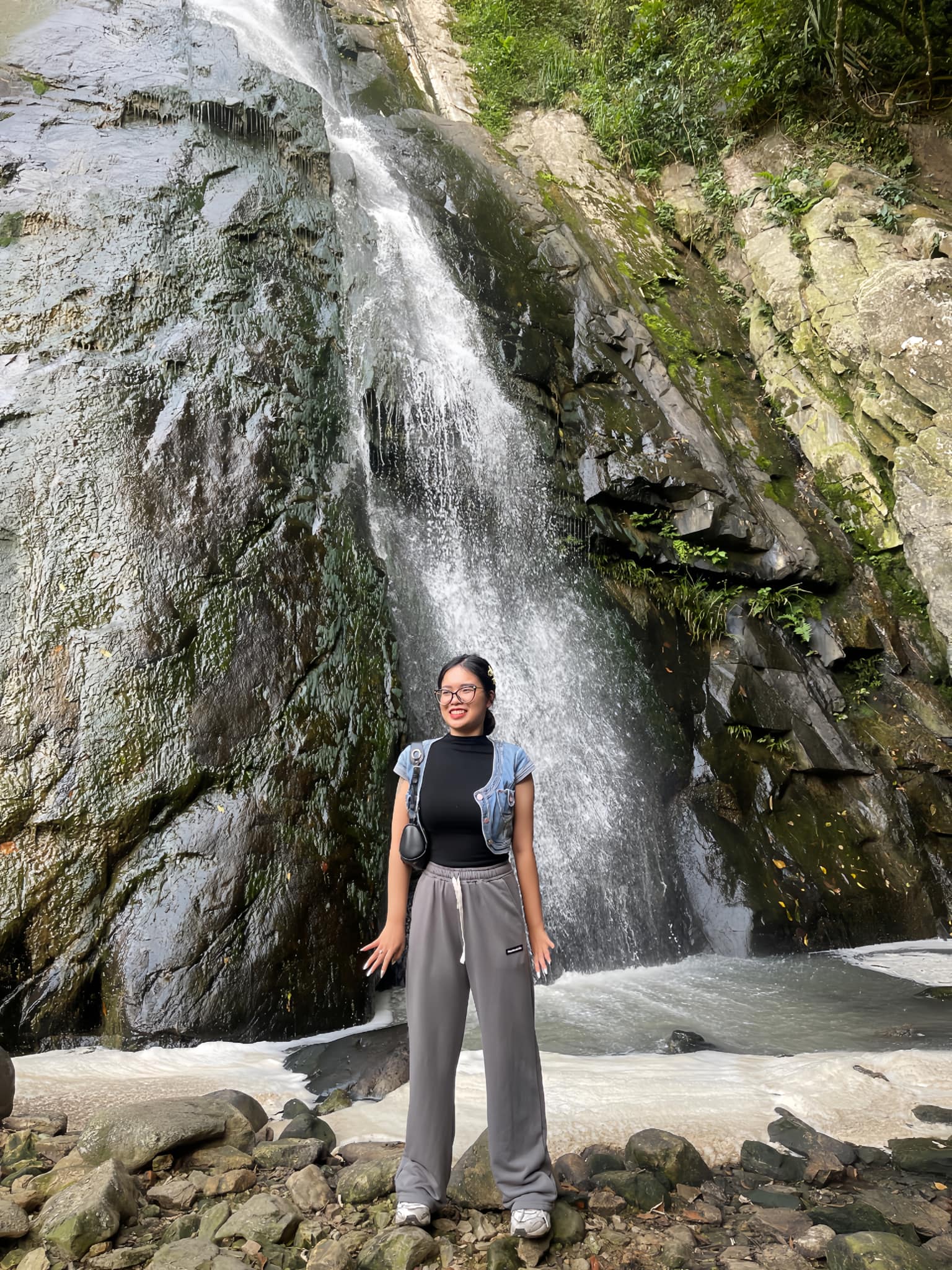 Silver waterfall